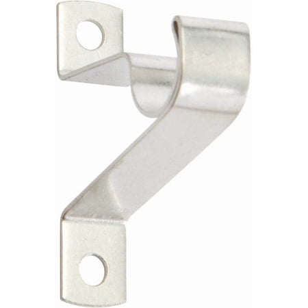 Kenney Silver 7/16 In. Cafe Rod Bracket 2-Pack - 1 Each