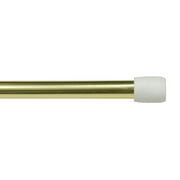 Kenney Strafford Spring Tension Rod 18-28 Inch Brass