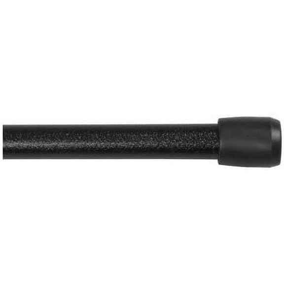 Kenney Strafford 7/16" Spring Tension Rod, 28-48", Black