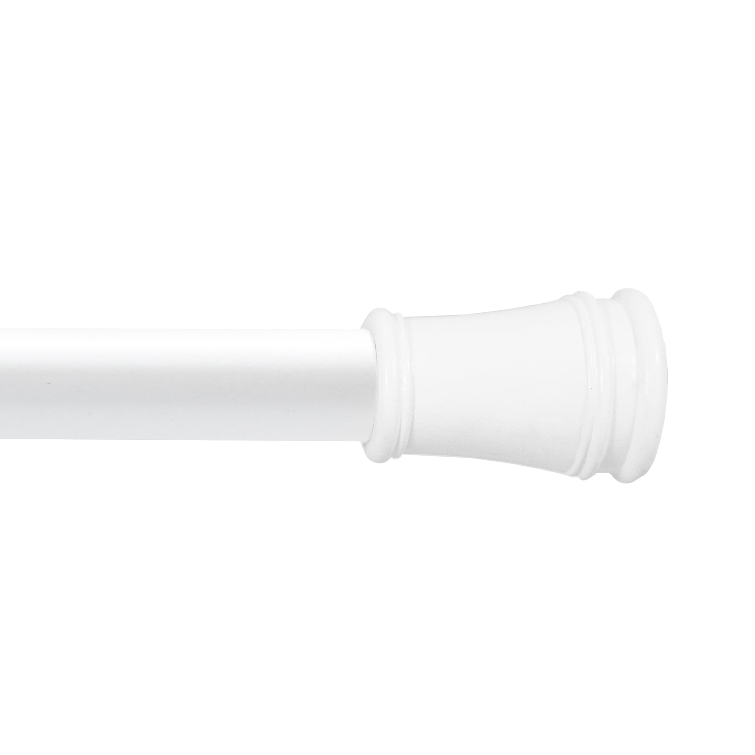 Kenney Twist & Fit No Tools RustProof Aluminum Shower Rod, 4272