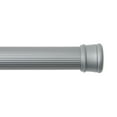 thumbnail image 1 of Kenney® Twist & Fit™ No Tools Rust-Resistant Coated Steel Straight Spring Tension Shower Curtain Rod, 42-72", Silver, 1 of 5