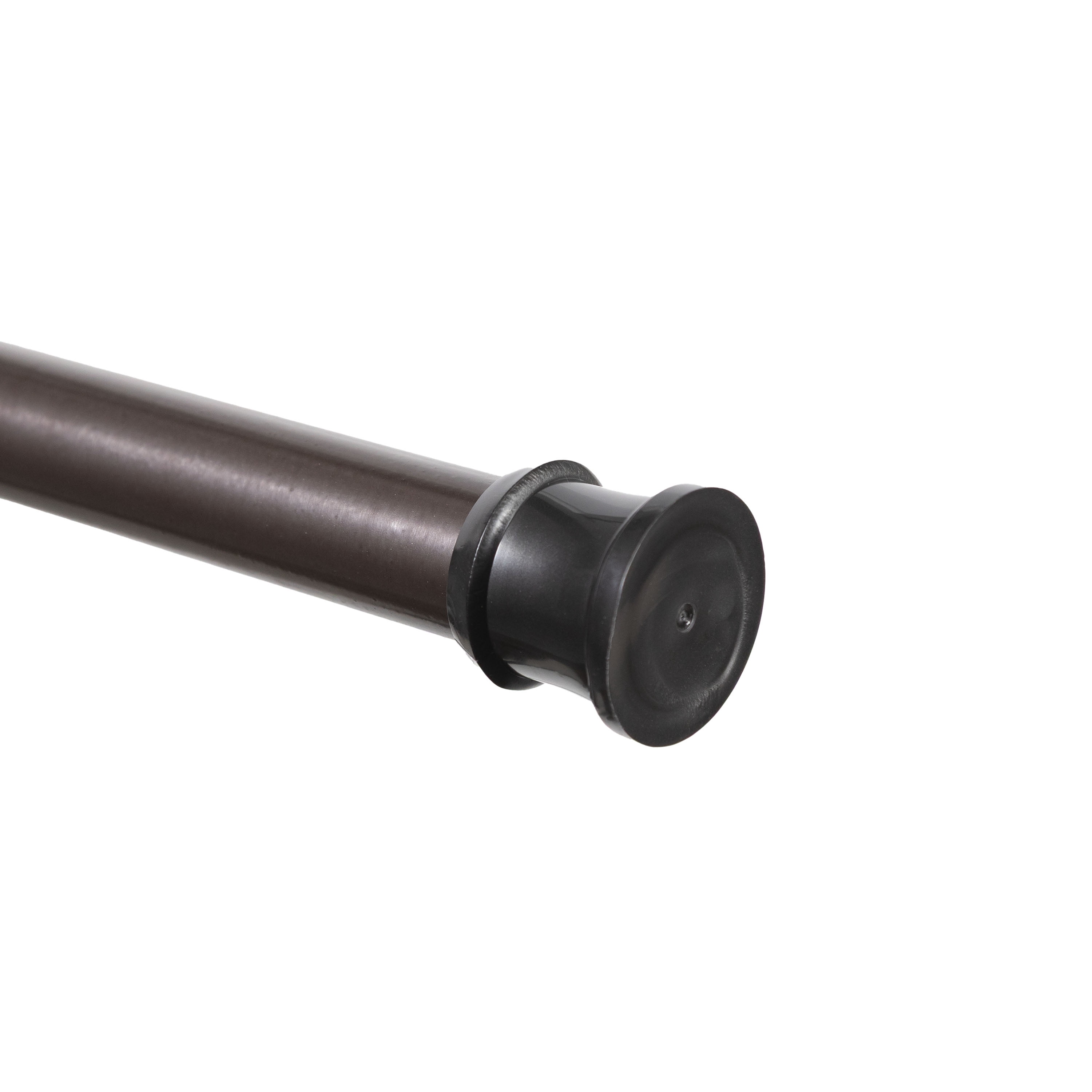 Kenney Twist & Fit Oil Rubbed Bronze Rust-Resistant Cam-Lock Tension Shower Curtain Rod, 42"-72"