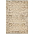 thumbnail image 1 of Modway Kennocha Rustic Vintage Abstract Waves 5x8 Area Rug in Tan and Cream, 1 of 7