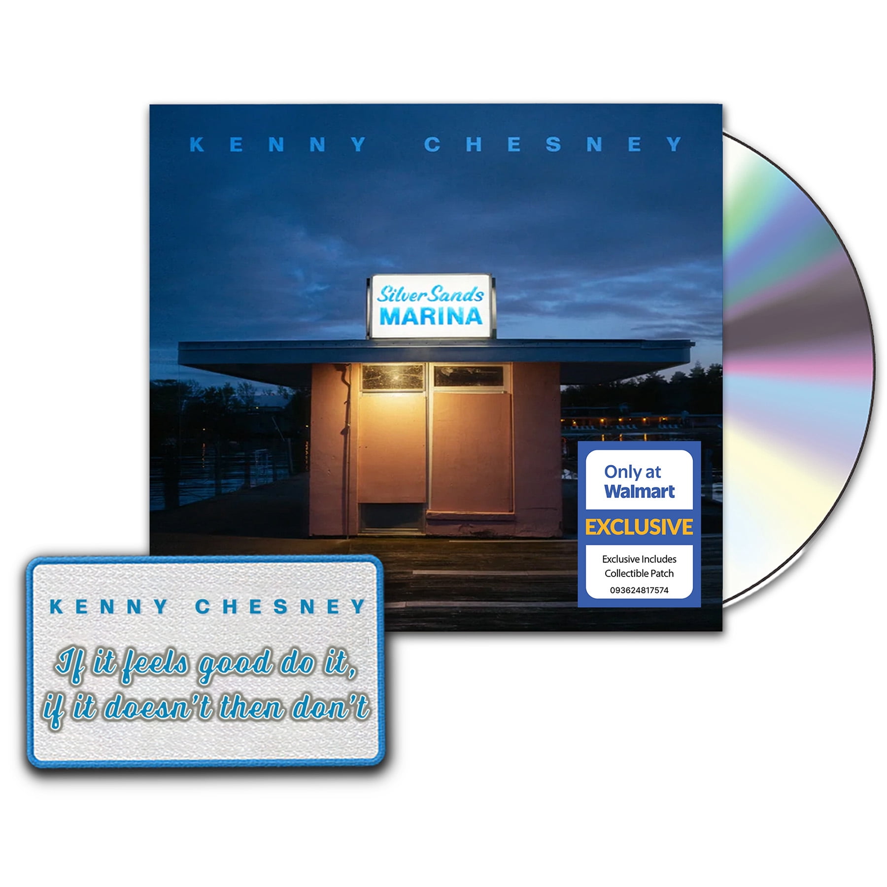 Kenny Chesney - Silver Sands Marina - Walmart Exclusive CD with Patch