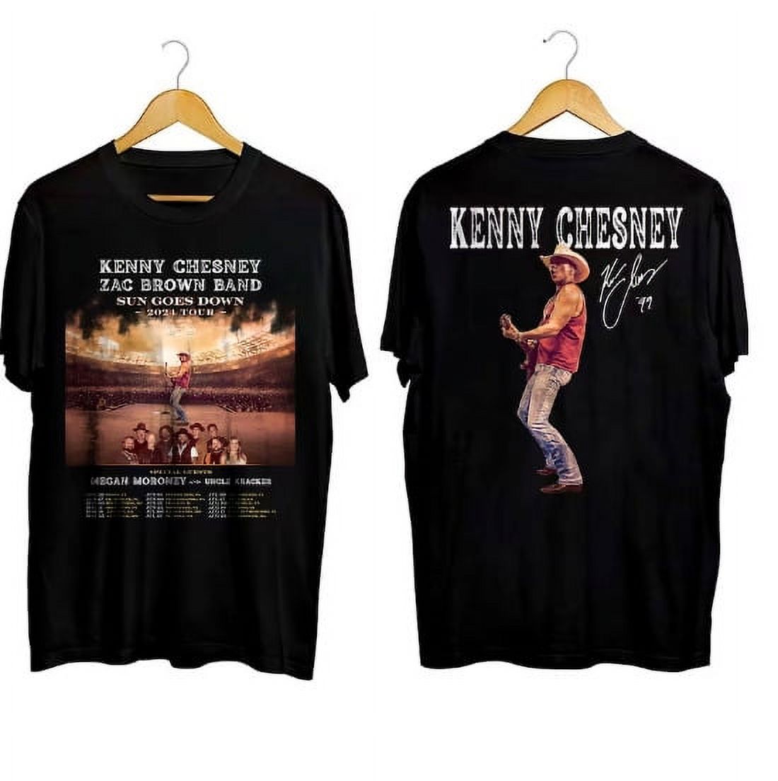 Kenny Chesney Sun Goes Down 2024 Tour Black TShirt Gift Fans Music