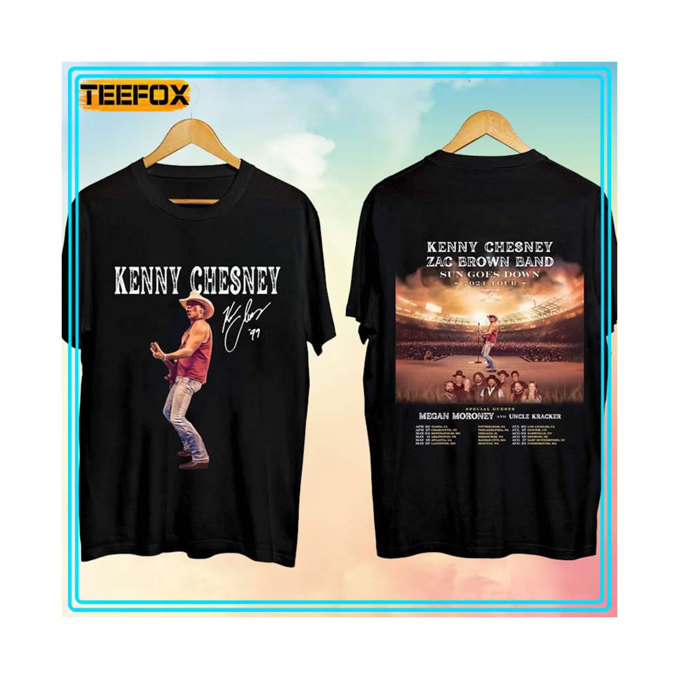 Kenny Chesney Sun Goes Down Tour 2024 T Shirt