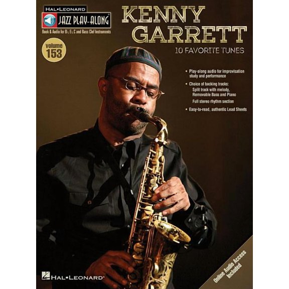 Kenny Garrett Jazz Play-Along Volume 153 Book/Online Audio (Paperback) by Kenny Garrett
