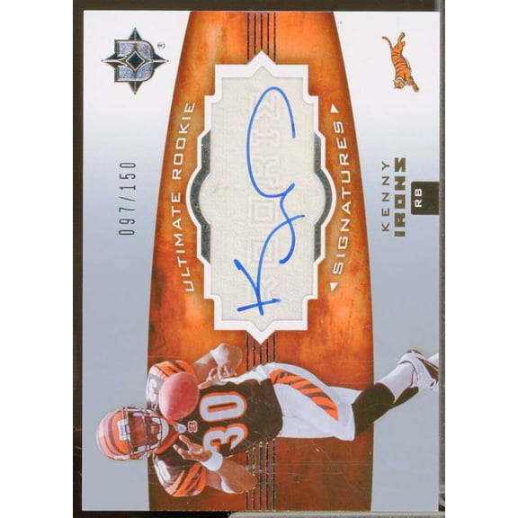 Kenny Irons AU/150 Rookie Card 2007 Ultimate Collection #121