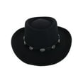 thumbnail image 1 of Kenny K  Australian Wool Felt Gambler Hat with Concho Hatband (Men), 1 of 5