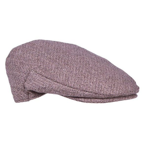 Kenny K Flat Cap Hat for Newsboy Driving Fisherman Golf Ivy Gastby Cabbie FC200 Wool Blend, Lined (Brown Plaid B, L/XL)