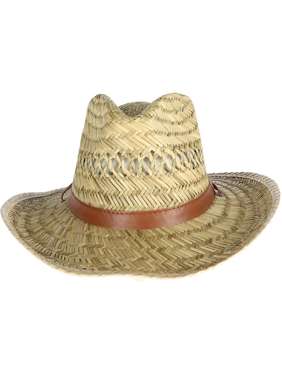 Rush Straw Lightweight Safari Hat with Chin Cord (Men)