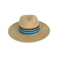 thumbnail image 1 of Karen Keith  Toyo Braid Straw Sun Hat with Chiffon Hatband (Women), 1 of 4