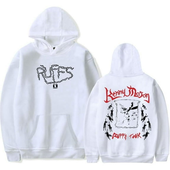 Kenny Mason Ruffs Tour Merch Hoodie Pockets Drawstring Unisex Hooded Sweatshirt Fashion Clothing