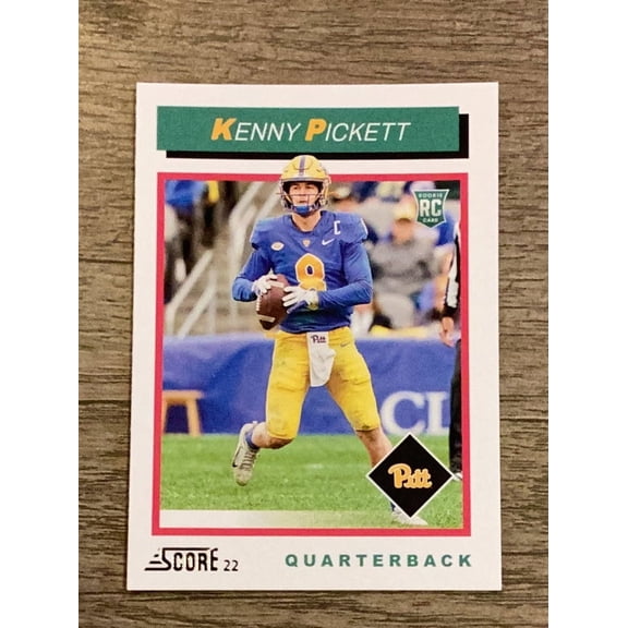 Kenny Pickett Pittsburgh Panthers NFL 2022 Score: 1992 Throwback Rookie TB1