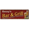 thumbnail image 1 of Kenny's Bar and Grill Red Man Cave Decor 6x18 Sign 106180054196, 1 of 1