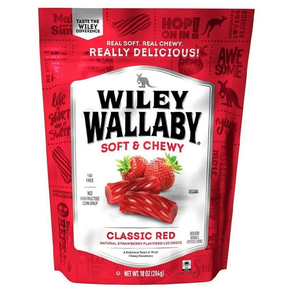 Kenny's Candy Red Licorice 10.0 OZ Pack of 2