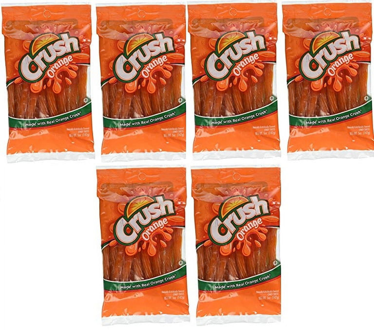 Kenny's Orange Crush Licorice Twists 6 Pack