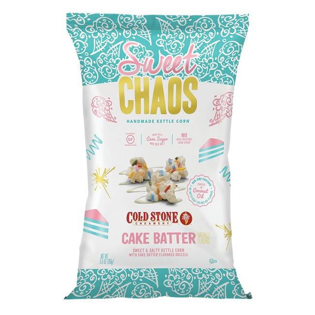 Kennys Candy & Confections 5.5 oz Cold Stone Popcorn Pack of 12