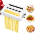 thumbnail image 1 of Kenome Pasta Maker Attachment 3 in 1 Set for KitchenAid Stand Mixers, with Pasta Sheet Roller, Spaghetti Cutter, Fettuccine Cutter Maker Accessories and Cleaning Brush, 1 of 6