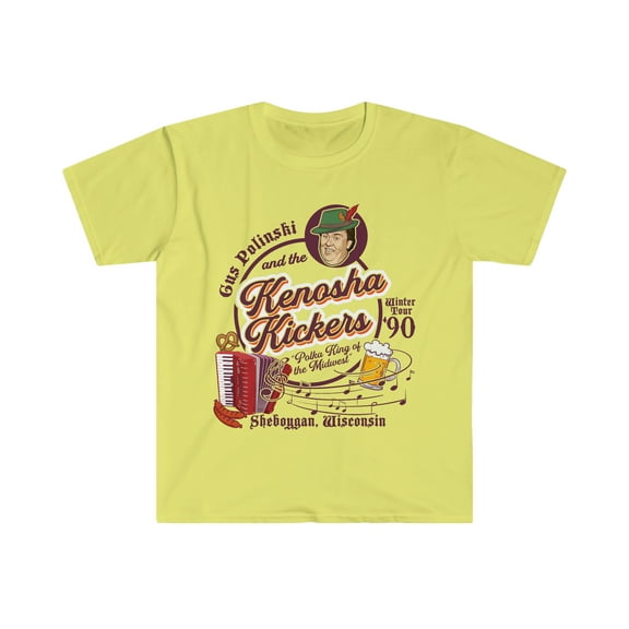 Kenosha Kickers the Polka King of the Midwest Softstyle T-Shirt