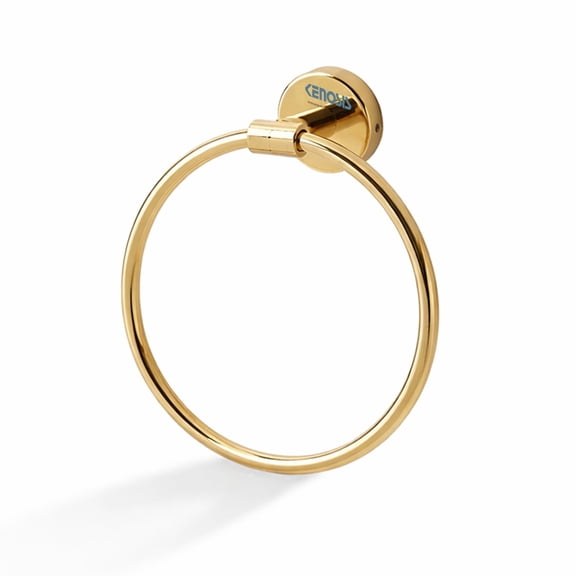 Kenosis Homes Towel Ring/Towel Holder for Dining Table, Kitchen | Made with Stainless Steel | PVD Gold Finish | Premium Table Accessories | Max Series (Gold)