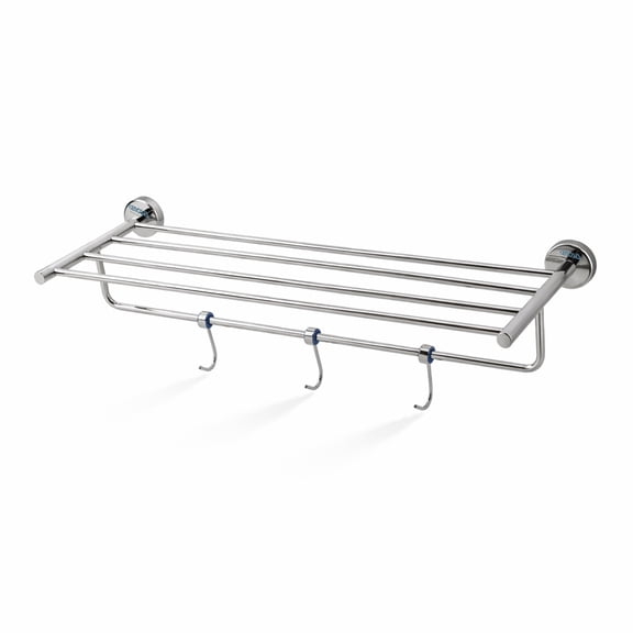 Kenosis Homes Towel Rack/Towel Bar/Towel Rod for Bathroom, Kitchen | SS Body | Mirror Finish | Rustproof, Durable & Premium Wall Mount Bathroom Accessories | Max Series