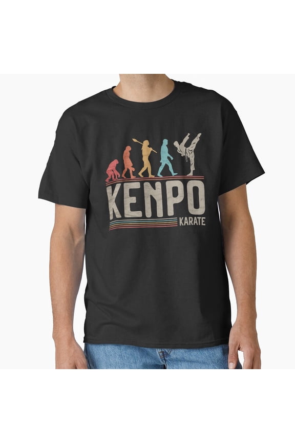 Kenpo Karate Evolution Funny Martial Arts Fighter Inspired Unisex T-Shirt, up to size 5XL