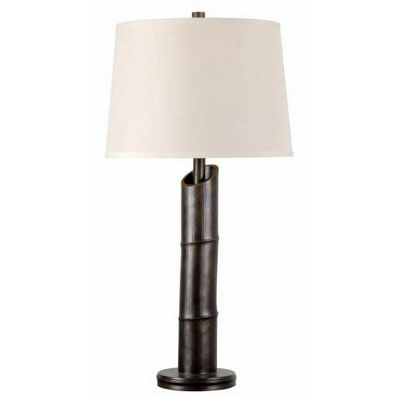 Kenroy Home Bamboo Table Lamp, Bronzed