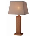 thumbnail image 1 of Kenroy Home Cody Outdoor Table Lamp, Teak, 1 of 3