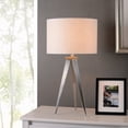 thumbnail image 1 of Kenroy Home Foster Table Lamp, Brushed Steel, 1 of 4