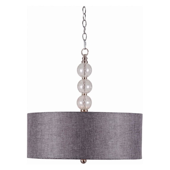 Kenroy Home Maya 93313BS 3 Light Pendant