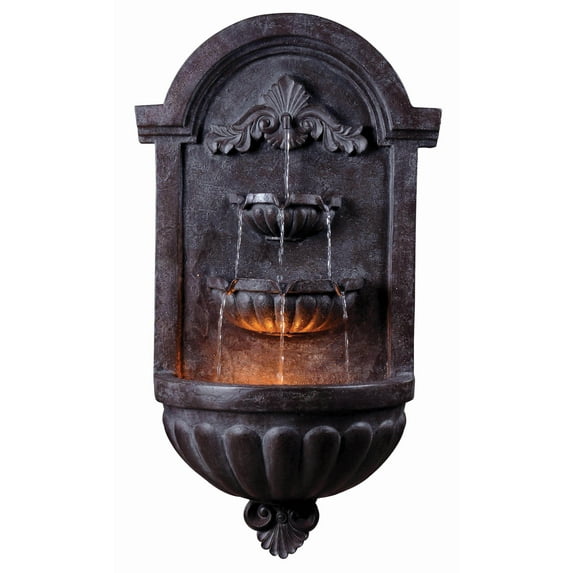 Kenroy Home San Marco Plum Bronze Indoor/Outdoor Wall Fountain