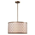 thumbnail image 1 of Kenroy Home Tripoli 3-Light Pendant, Antique Gold, 1 of 4