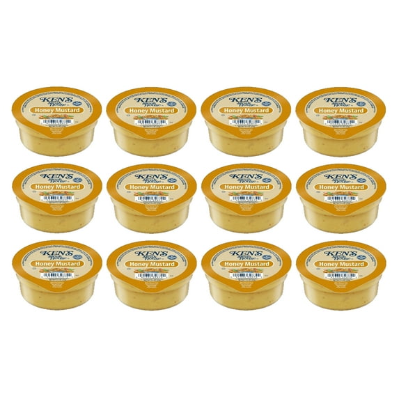 Ken's Steak House Honey Mustard Dressing 2 oz. Cup | Dipping Sauce | Kosher | Gluten Free | Pack of 12