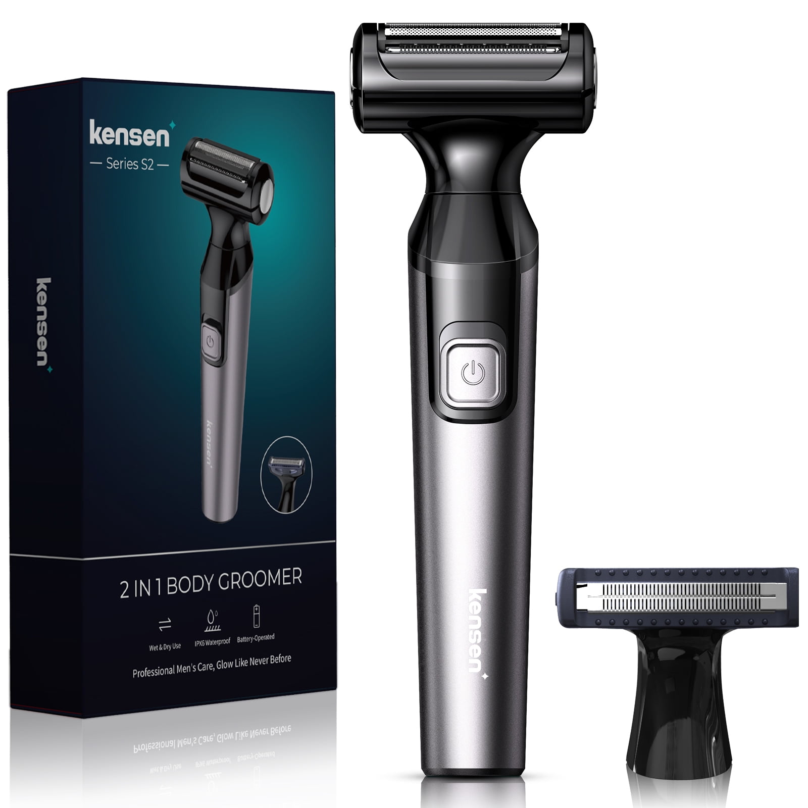 Kensen Body Groin Hair Trimmer Upgrade Body Groomer in 1 Ball Trimmer Wet/Dry Whole Body - Walmart.com