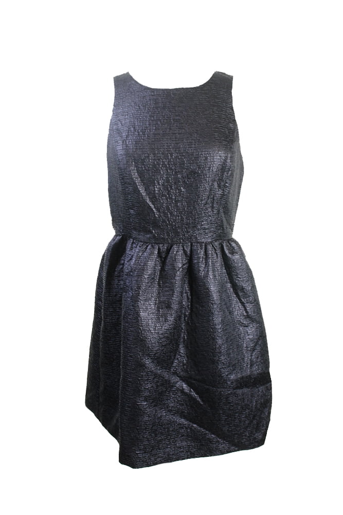 kensie black dress Kensie Womens Studded Blouson Dress, Black, X-Small