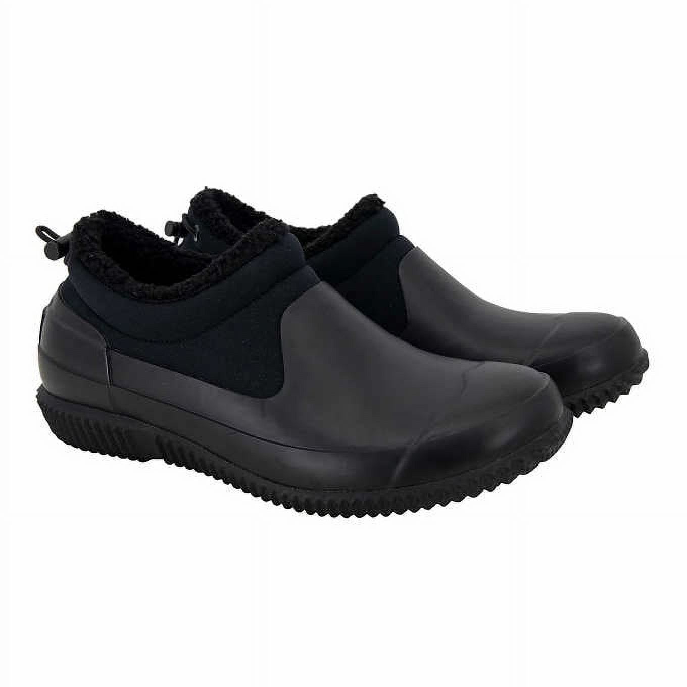 Kensie Carmella Women's Black Rain Boots, Anti-Slip, Fleece Lined, Size ...