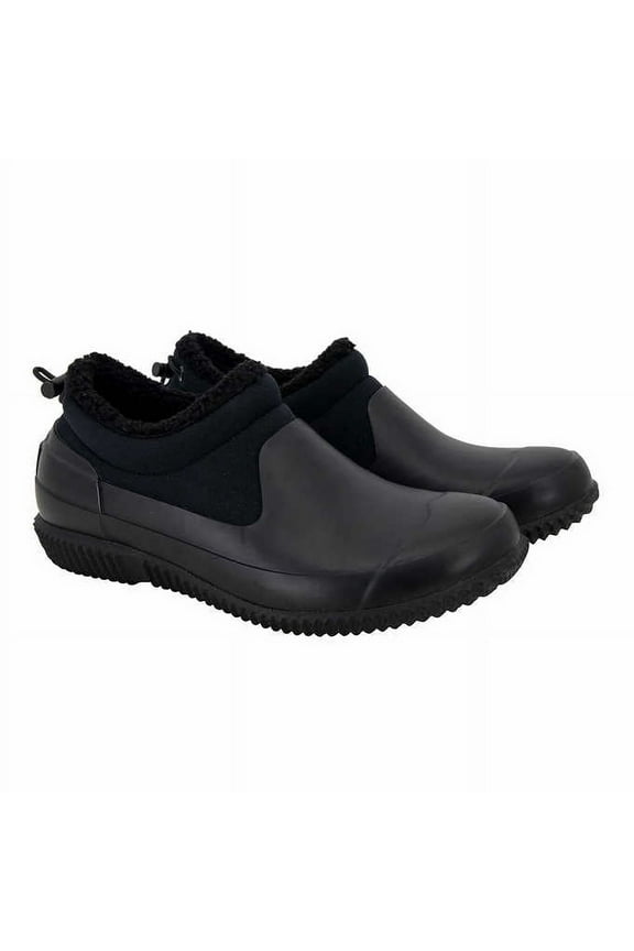 Carmella Fleece Lined Anti-Slip Rain Shoe Black US Women's Size 6