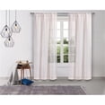 thumbnail image 1 of Kensie DARBH-12-16262 84 in. Dawsyn Poyester Window Curtain Panel Set, Blush - Pack of 2, 1 of 1