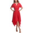 thumbnail image 1 of Kensie Dresses Womens Gathered Mid Calf Midi Dress, 1 of 2