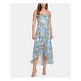thumbnail image 1 of Kensie Dresses Womens Juniors Printed Ruffled Maxi Dress, 1 of 2