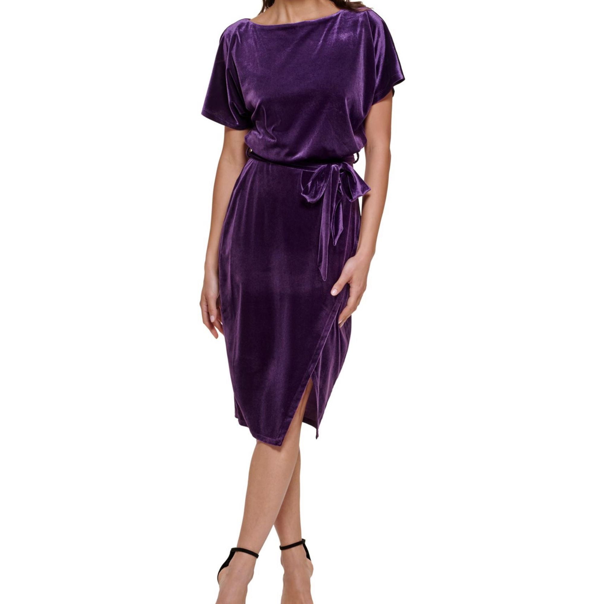 kensie cocktail dress Kensie Women's Crepe Chiffon Midi Dress, French Navy, Extra Small at Amazon  Women's Clothing store