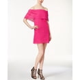 thumbnail image 1 of Kensie Eyelet Off The Shoulder Dress Pink S, 1 of 1