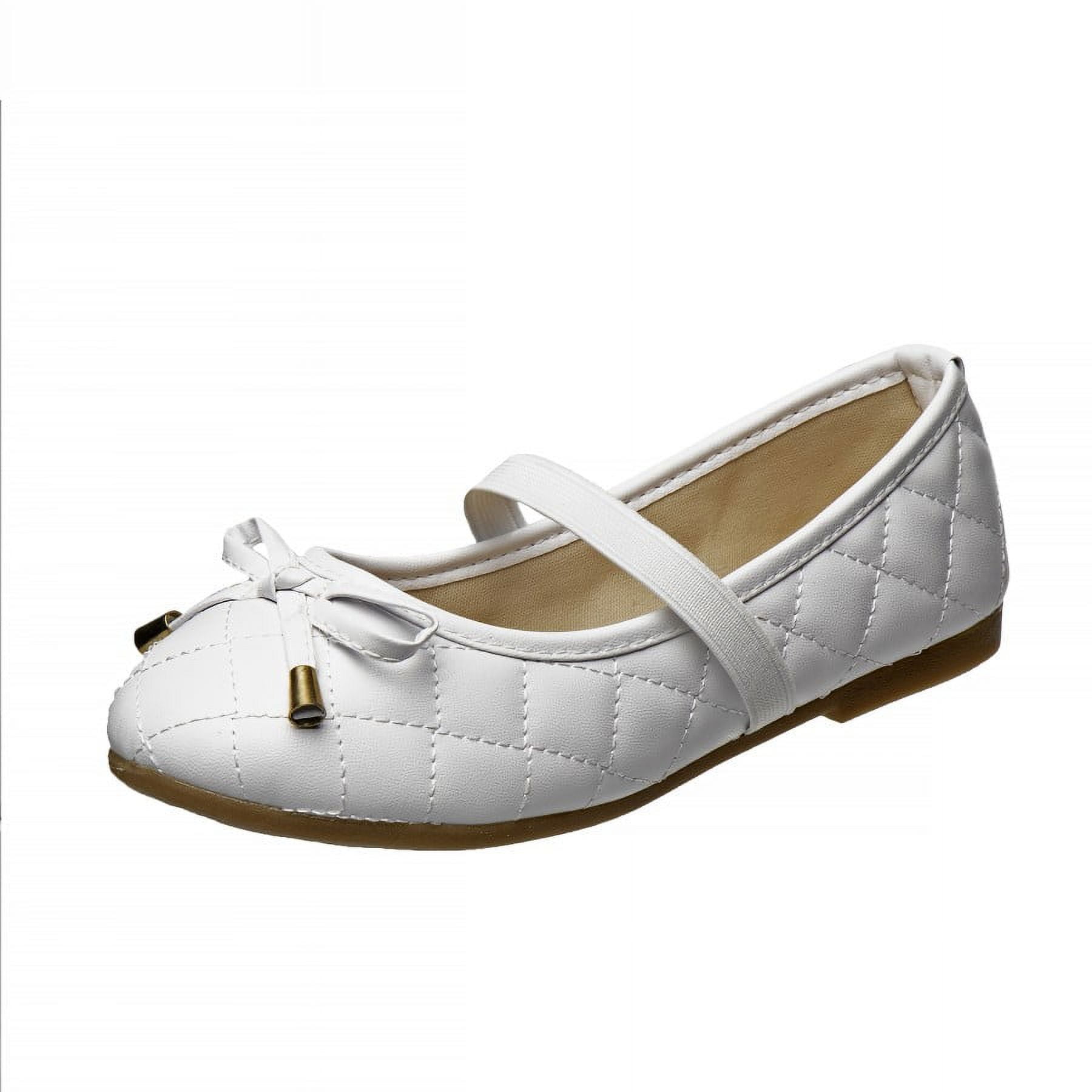 Kensie Girl Ballerinas Girls Shoes, White, 3