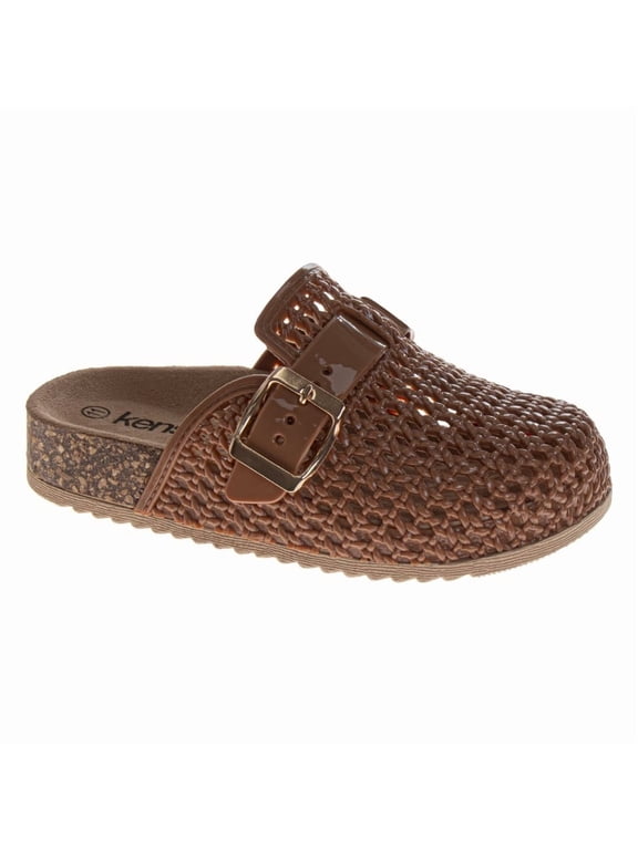 Clogs Sandals (Little Kid Sizes), Tan, Size: 13