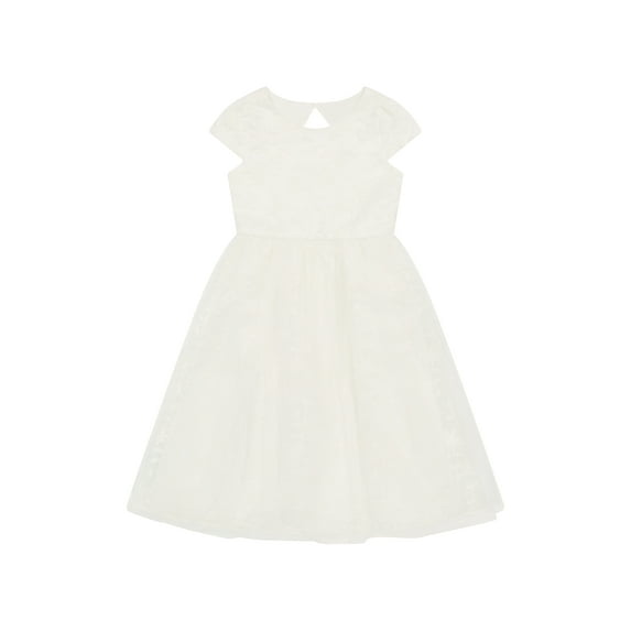 Kensie Girl Embroidered Organza Dress, Sizes 4-16