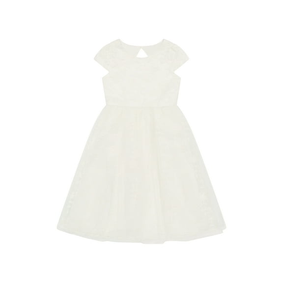 Kensie Girl Embroidered Organza Dress, Sizes 4-16