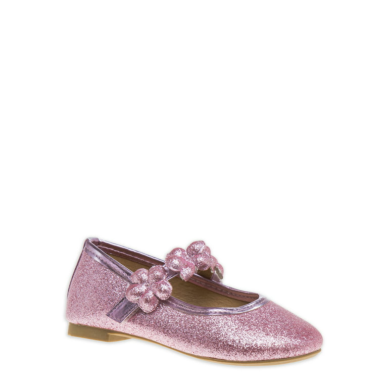 Glittery Ballet Flats - Pink/Barbie - Kids