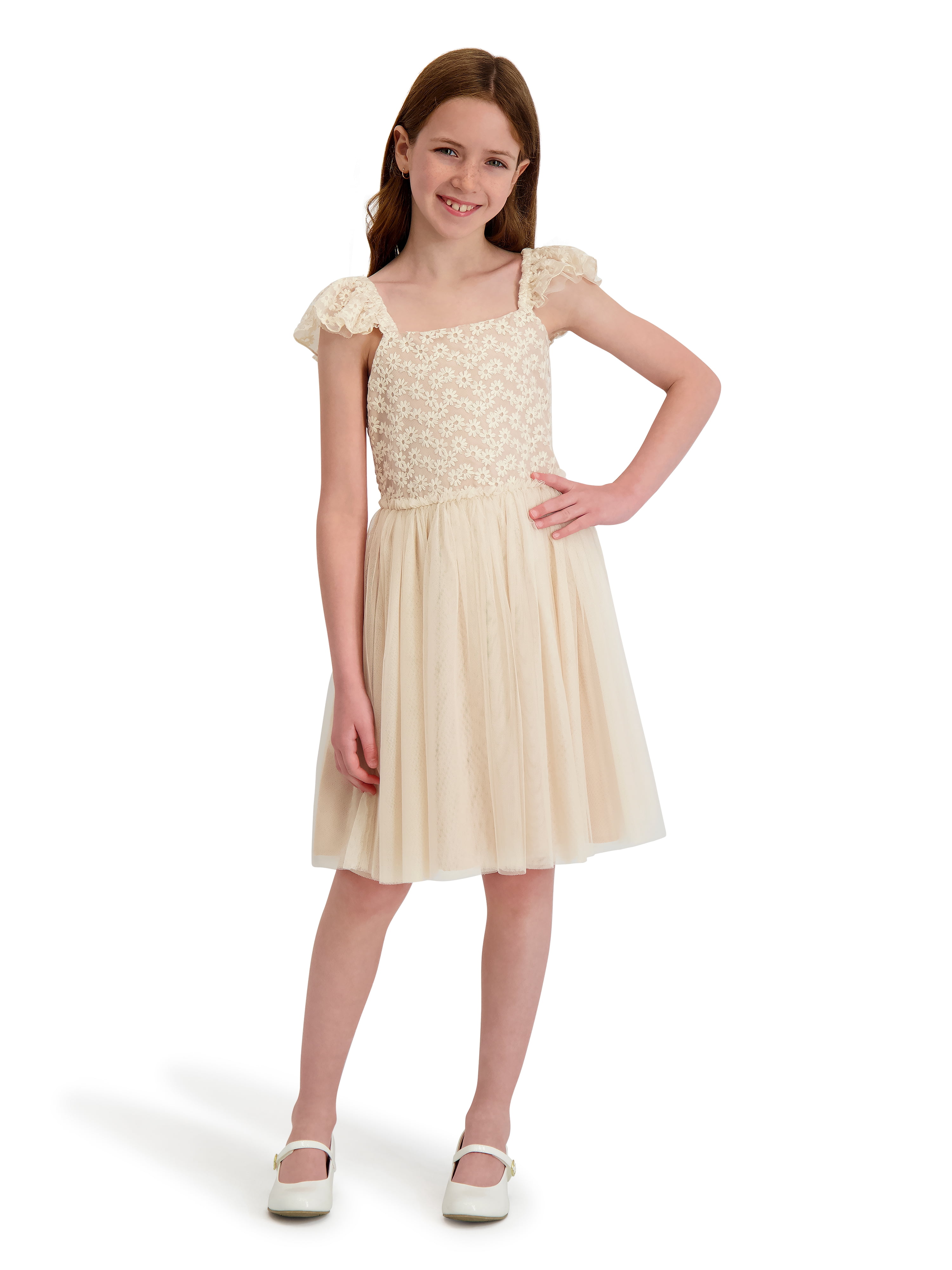 Kensie Girl Lace Bodice Dress, Sizes 4-16