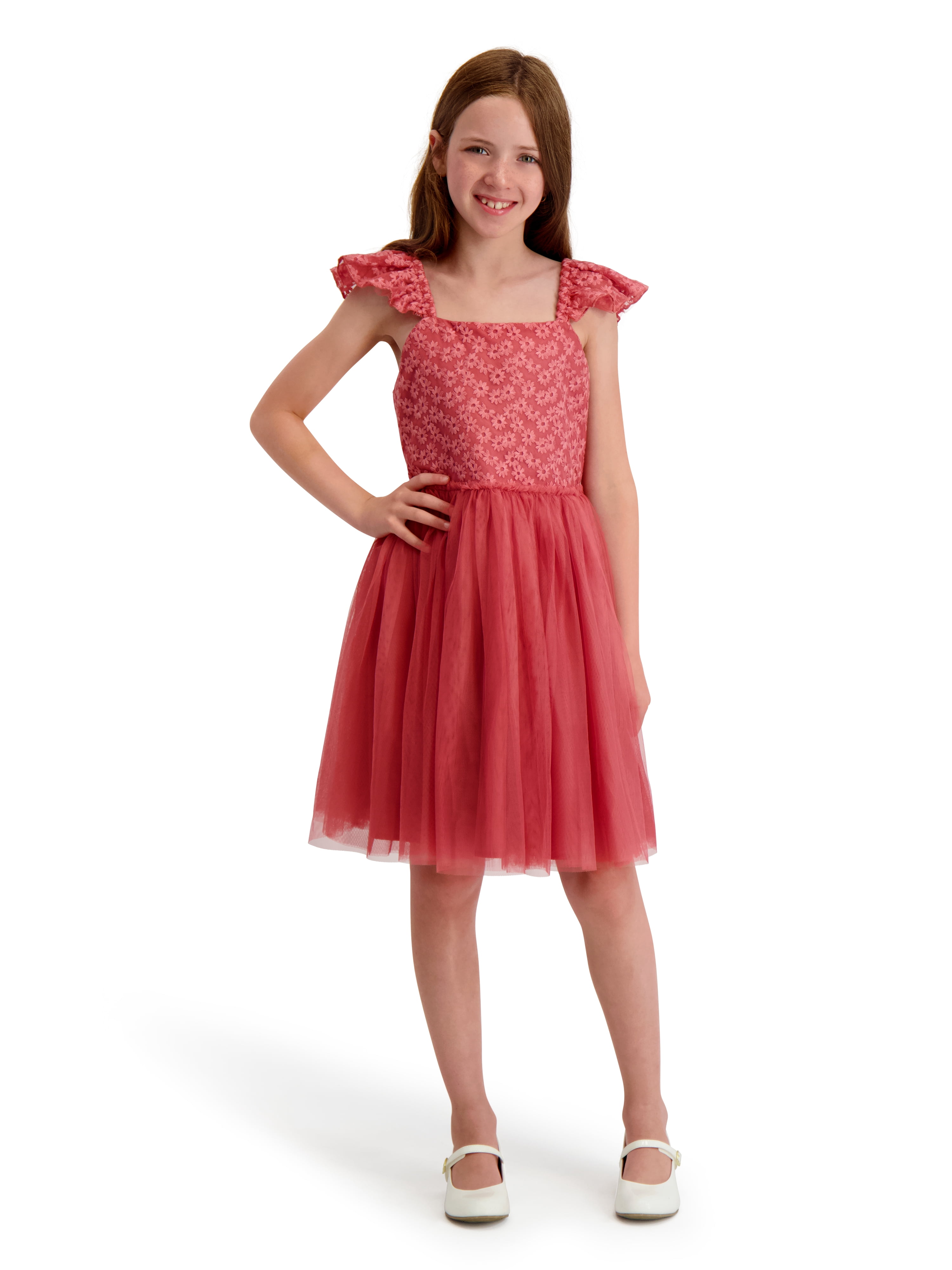 Kensie Girl Lace Bodice Dress, Sizes 4-16